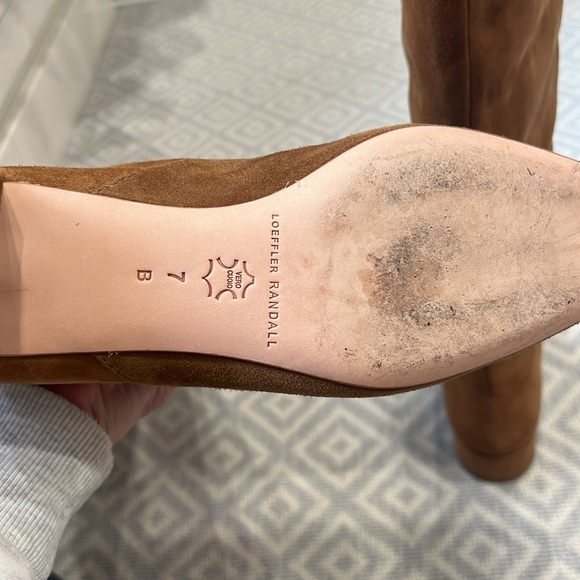 Loeffler Randall Indy low heel tall boots 7b - Picture 10 of 10